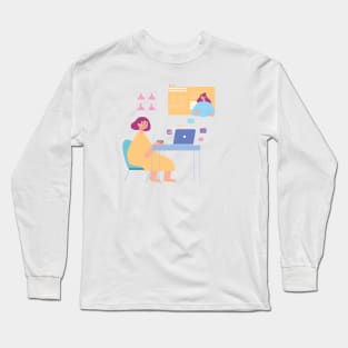 Work From Home Long Sleeve T-Shirt